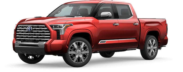 2022 Toyota Tundra Capstone in Supersonic Red | Ken Ganley Toyota Akron in Akron OH
