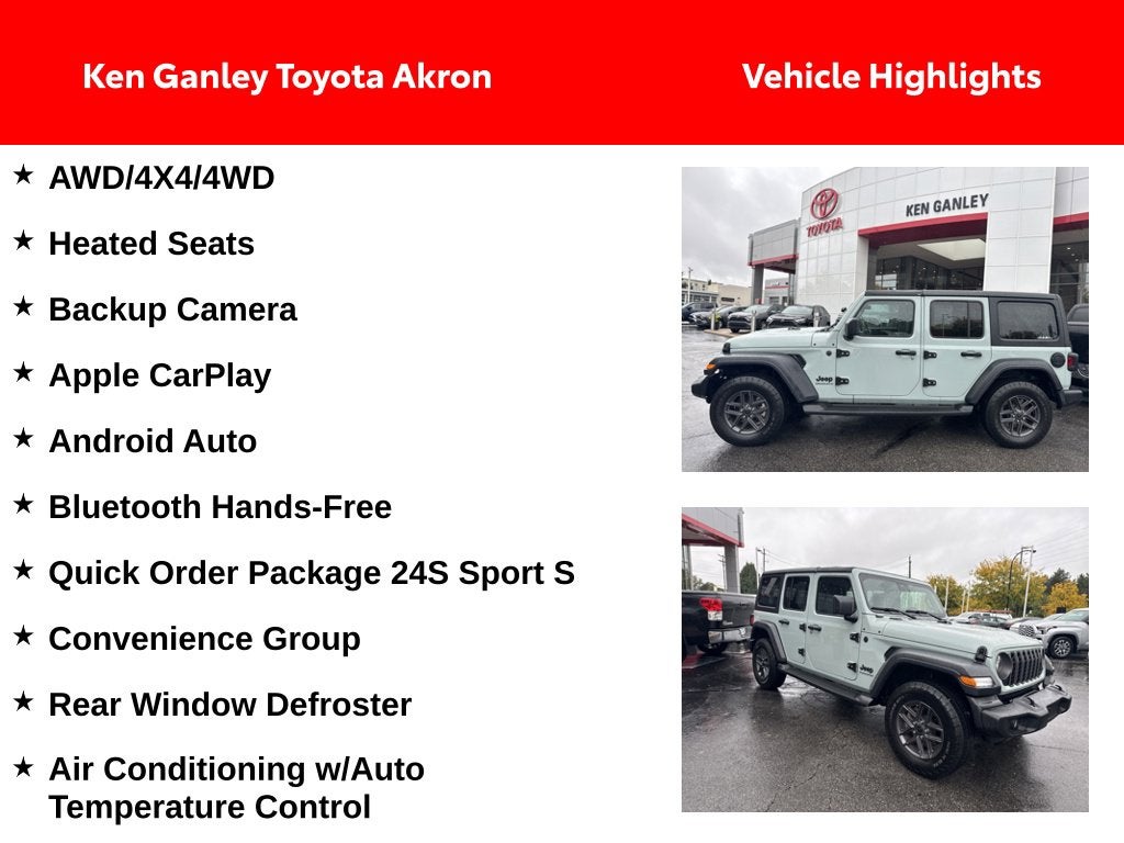 2024 Jeep Wrangler Sport S