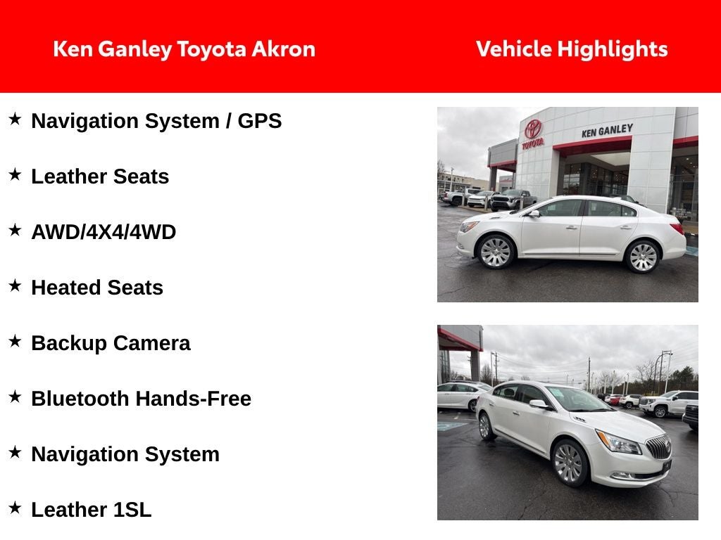 2015 Buick LaCrosse Leather Group