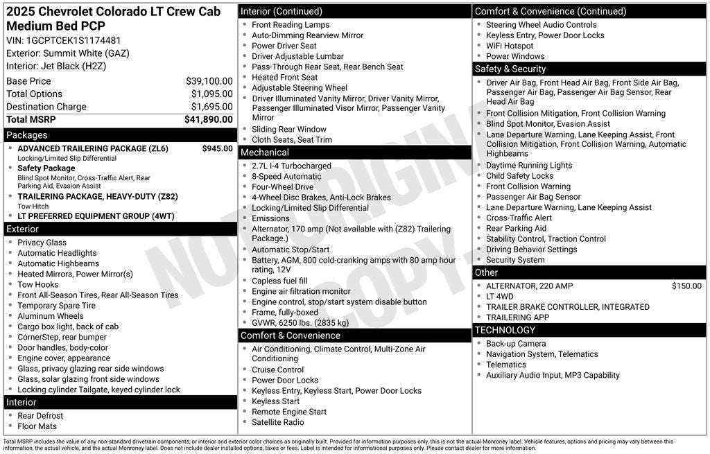2025 Chevrolet Colorado LT