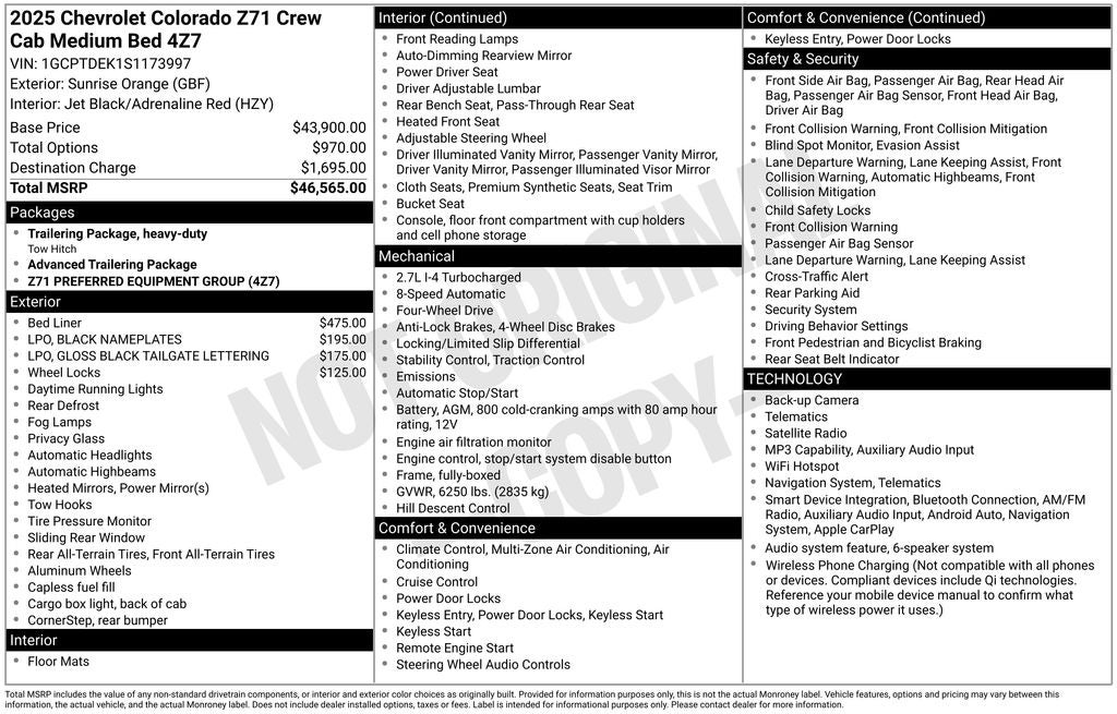 2025 Chevrolet Colorado Z71