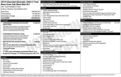 2019 Chevrolet Silverado 1500 LT Trail Boss