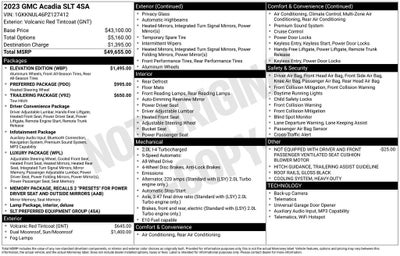 2023 GMC Acadia SLT
