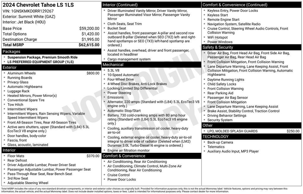 2024 Chevrolet Tahoe LS
