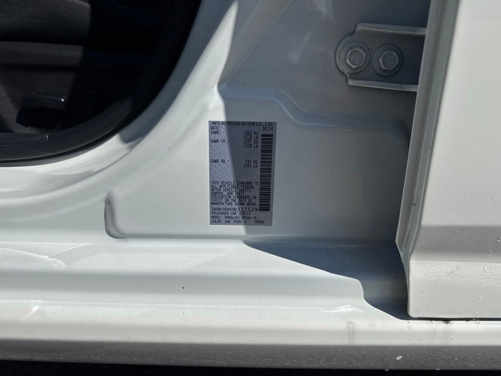 2025 Nissan Altima 2.5 SV