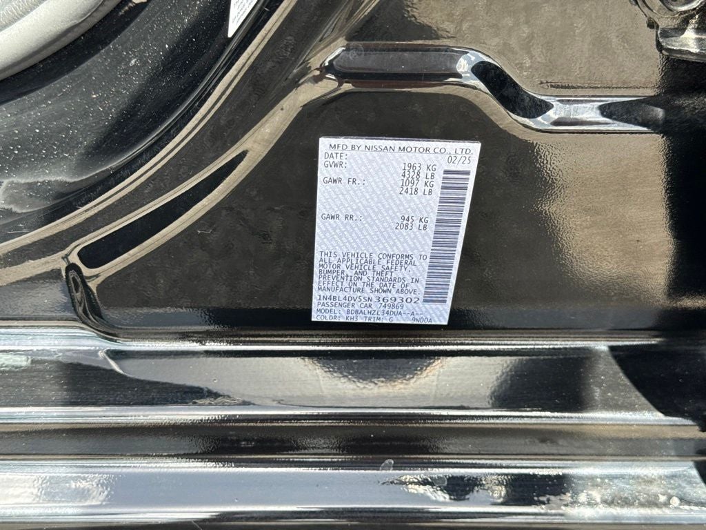 2025 Nissan Altima 2.5 SV