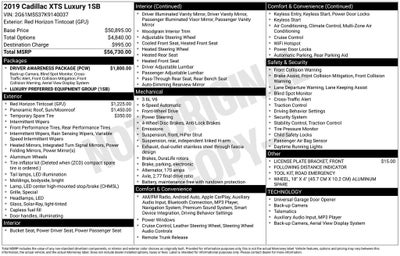 2019 Cadillac XTS Luxury