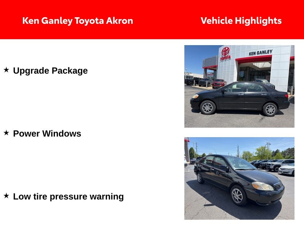 Used 2008 Toyota Corolla CE with VIN 2T1BR32E98C878679 for sale in Akron, OH