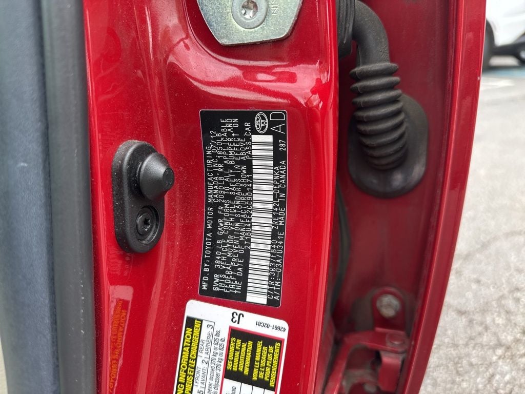 2012 Toyota Corolla LE