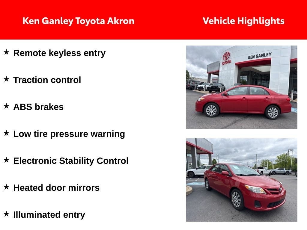 2012 Toyota Corolla LE