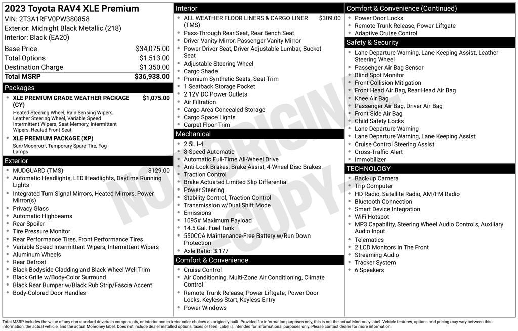 2023 Toyota RAV4 XLE Premium