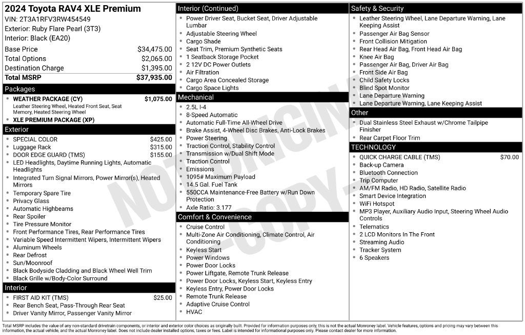 2024 Toyota RAV4 XLE Premium