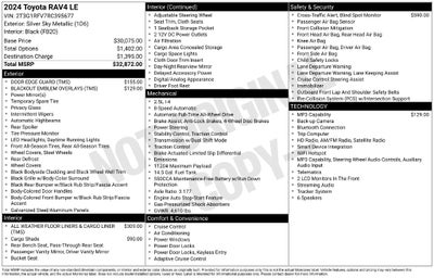 2024 Toyota RAV4 LE
