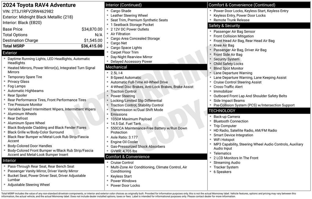2024 Toyota RAV4 Adventure