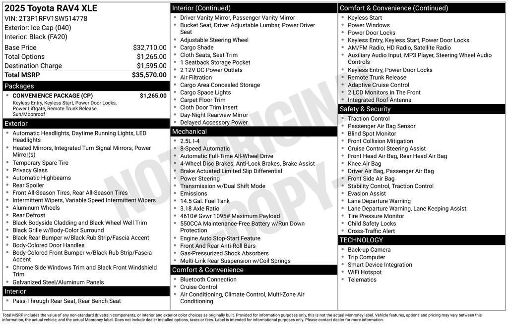2025 Toyota RAV4 XLE
