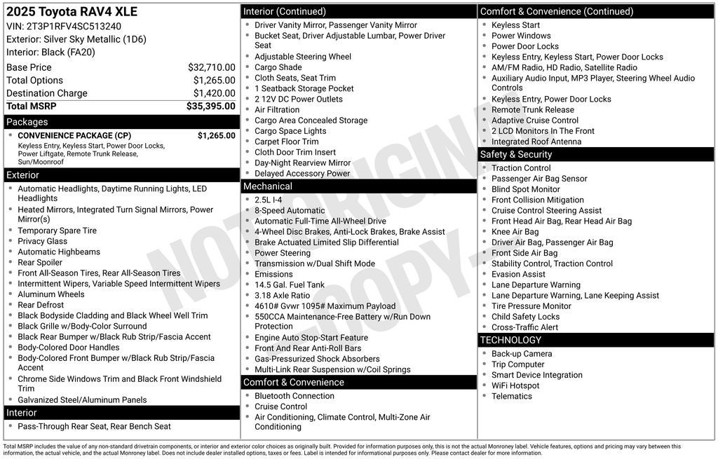 2025 Toyota RAV4 XLE