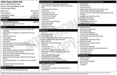 2025 Toyota RAV4 XLE