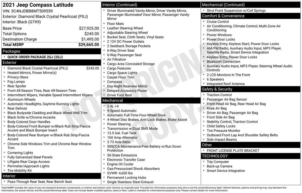 2021 Jeep Compass Latitude