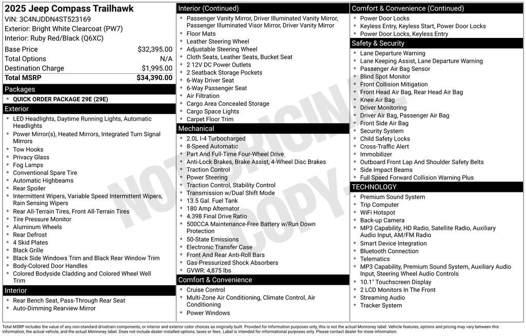 2025 Jeep Compass Trailhawk
