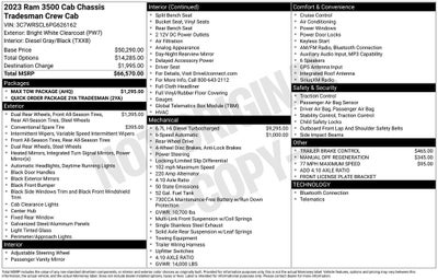 2023 RAM 3500 Tradesman
