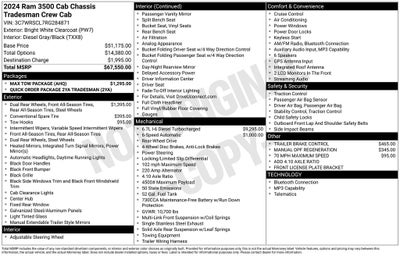 2024 RAM 3500 Tradesman