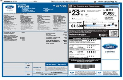 2017 Ford Fusion Titanium