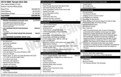 2019 GMC Terrain SLE