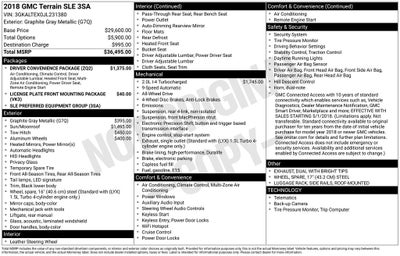 2018 GMC Terrain SLE