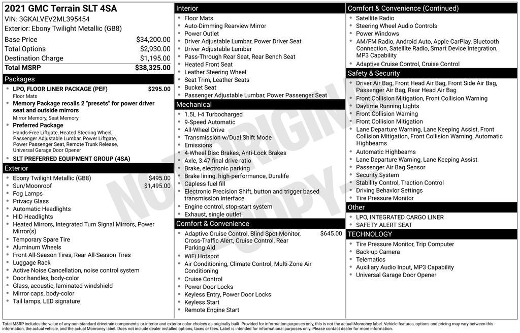 2021 GMC Terrain SLT