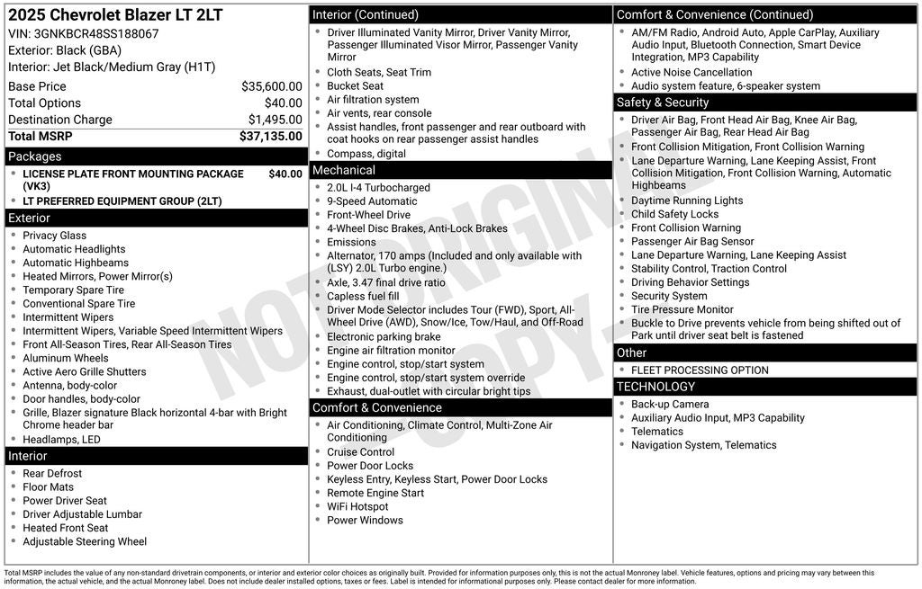 2025 Chevrolet Blazer LT