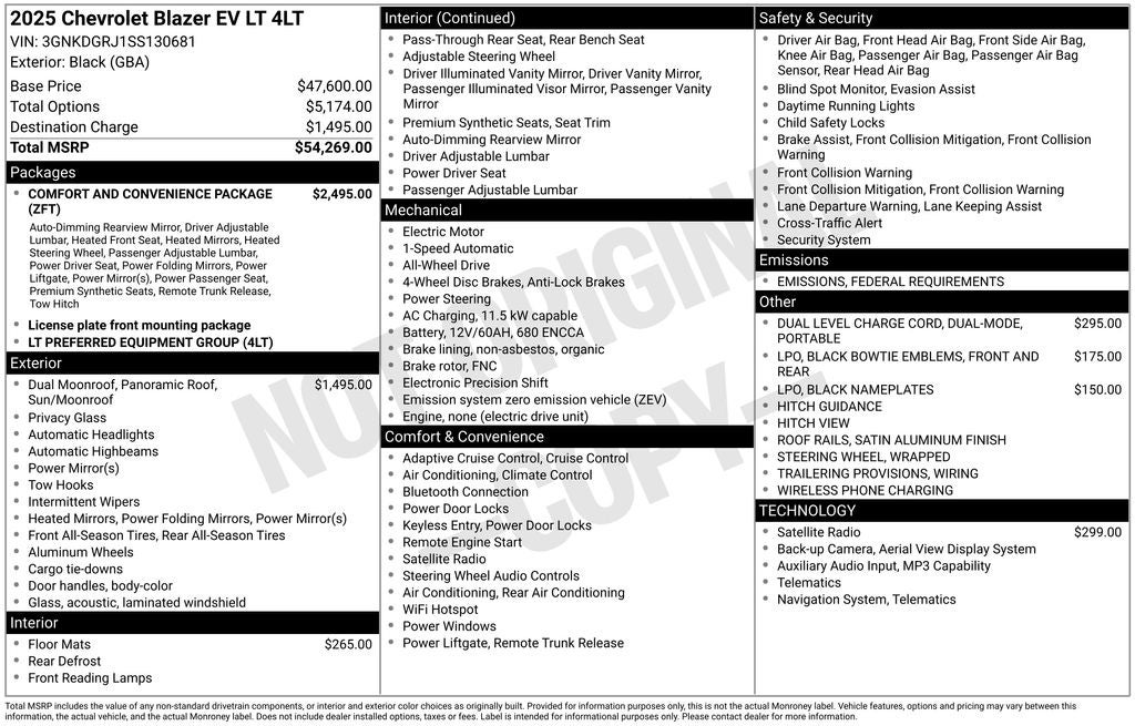 2025 Chevrolet Blazer EV LT