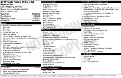 2021 Toyota Tacoma V6