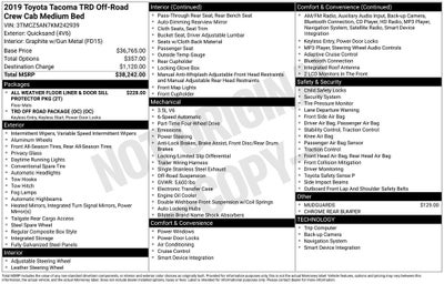 2019 Toyota Tacoma V6