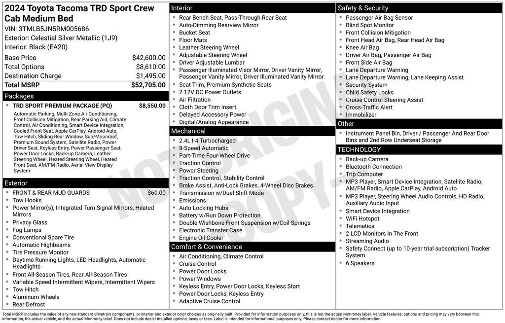 2024 Toyota Tacoma TRD Sport