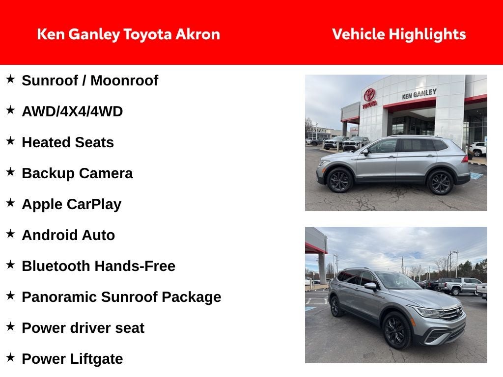 2022 Volkswagen Tiguan 2.0T SE