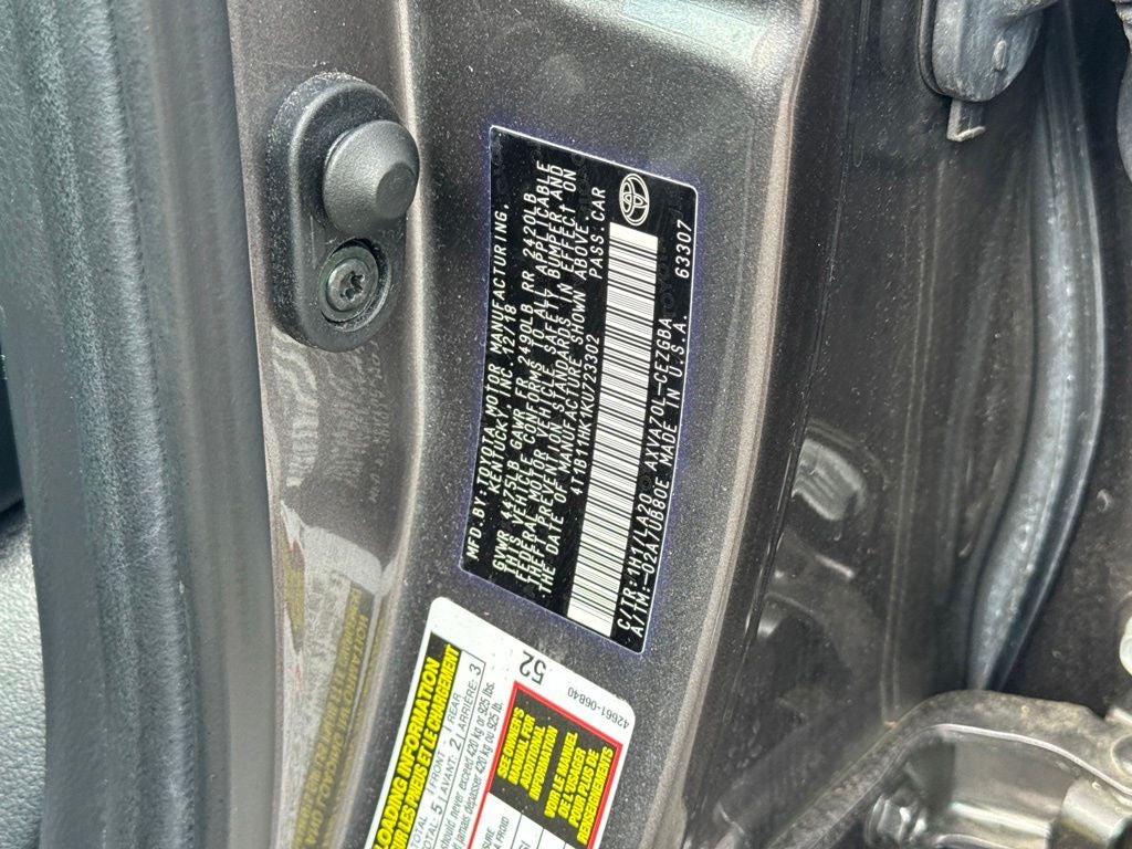 2019 Toyota Camry XLE