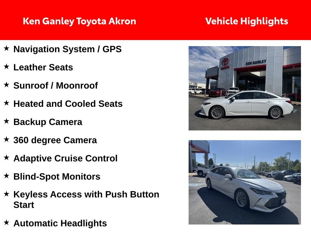 2019 Toyota Avalon Hybrid Limited