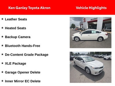 2015 Toyota Avalon XLE
