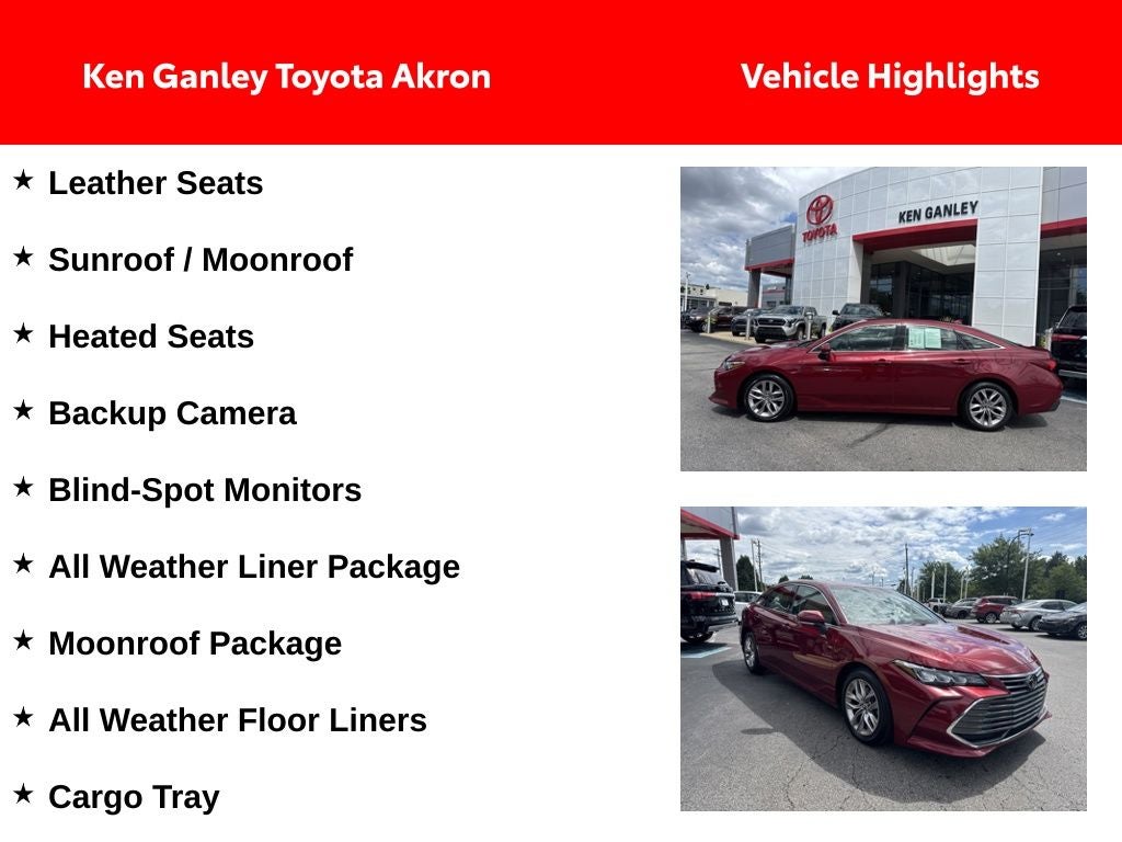 2019 Toyota Avalon XLE