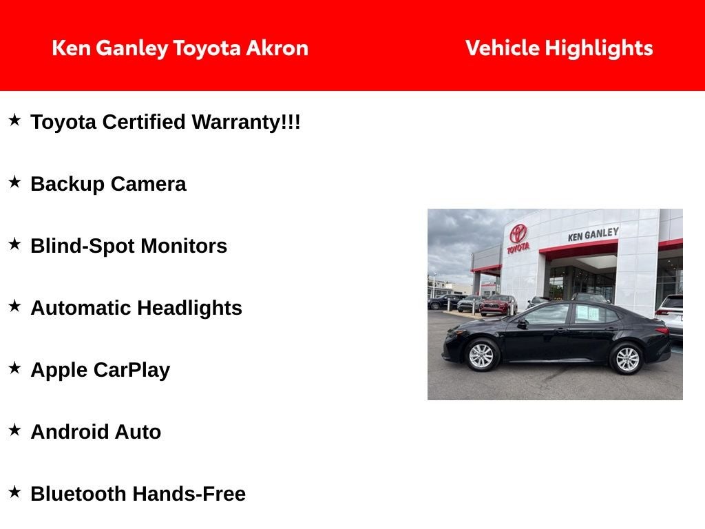 2026 Toyota Camry LE