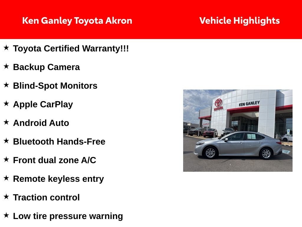 2025 Toyota Camry LE