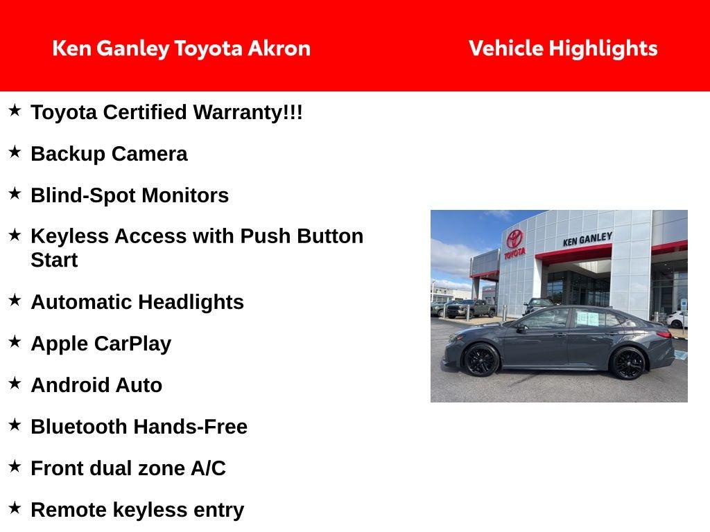2025 Toyota Camry SE