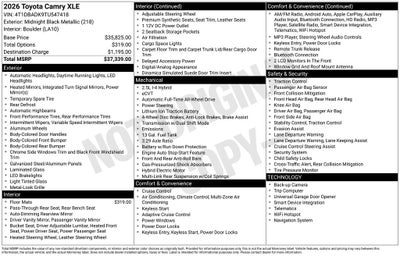 2026 Toyota Camry Base