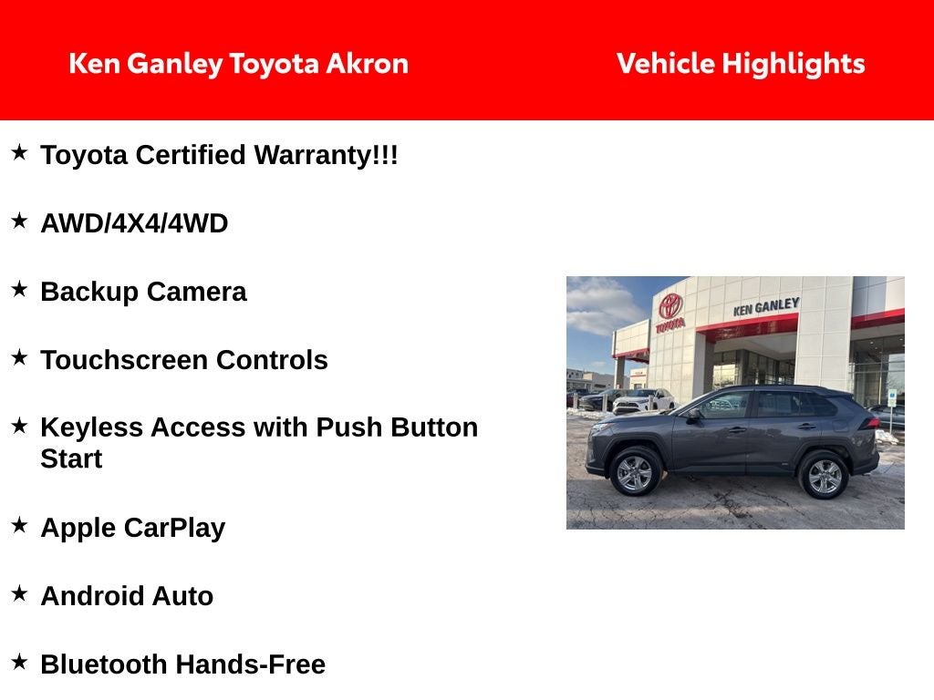 2025 Toyota RAV4 Hybrid LE