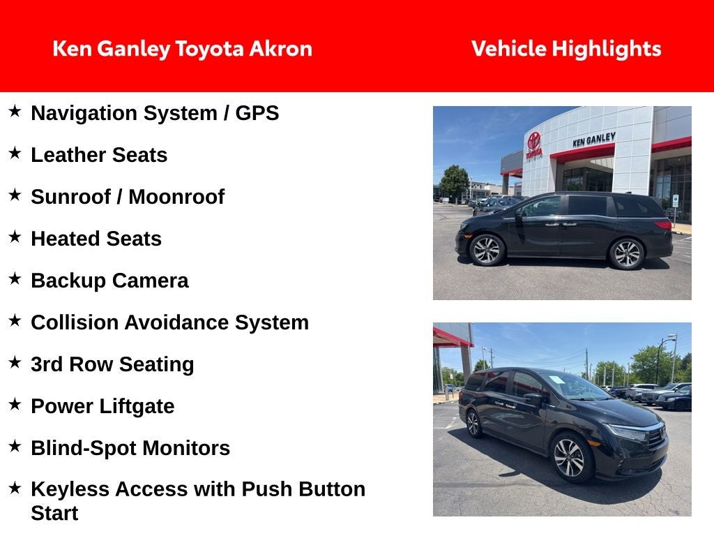 2021 Honda Odyssey Touring