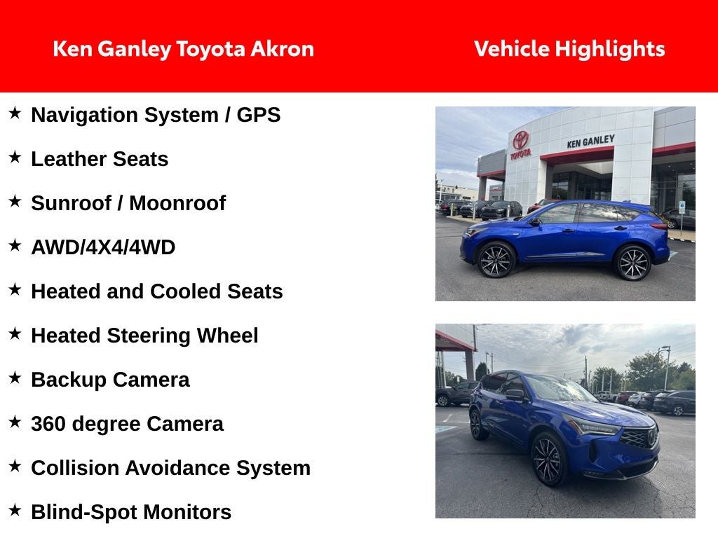 2025 Acura RDX A-Spec Advance Package SH-AWD