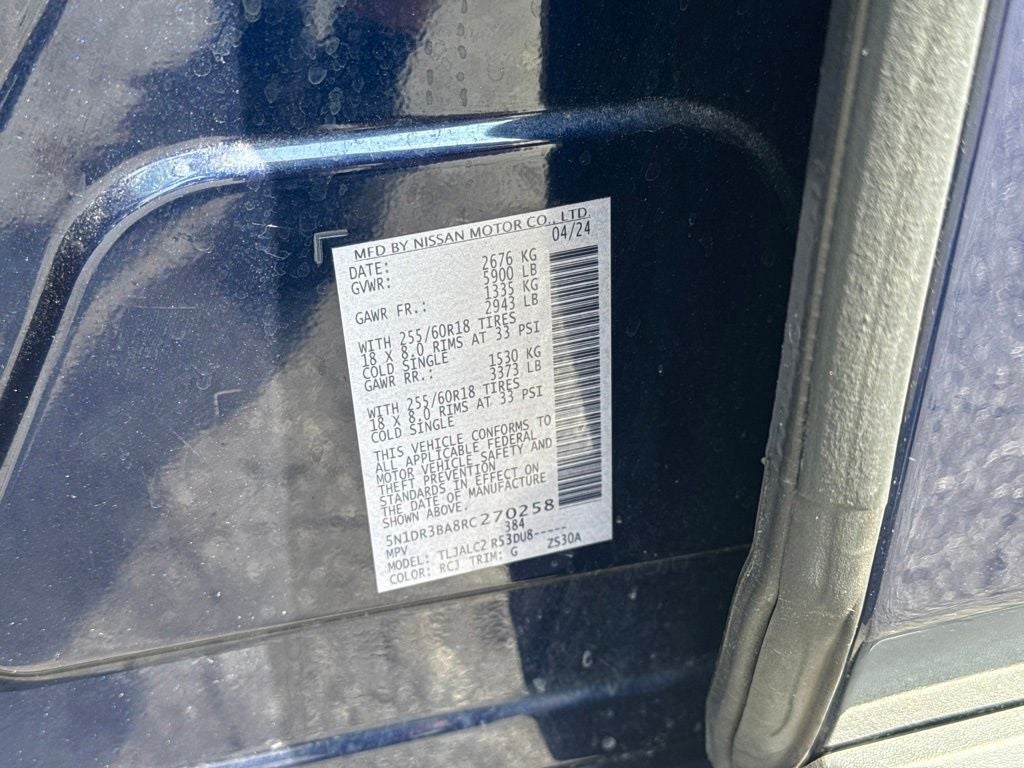 2024 Nissan Pathfinder SV
