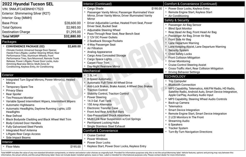 2022 Hyundai Tucson SEL