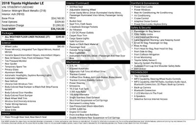 2018 Toyota Highlander LE