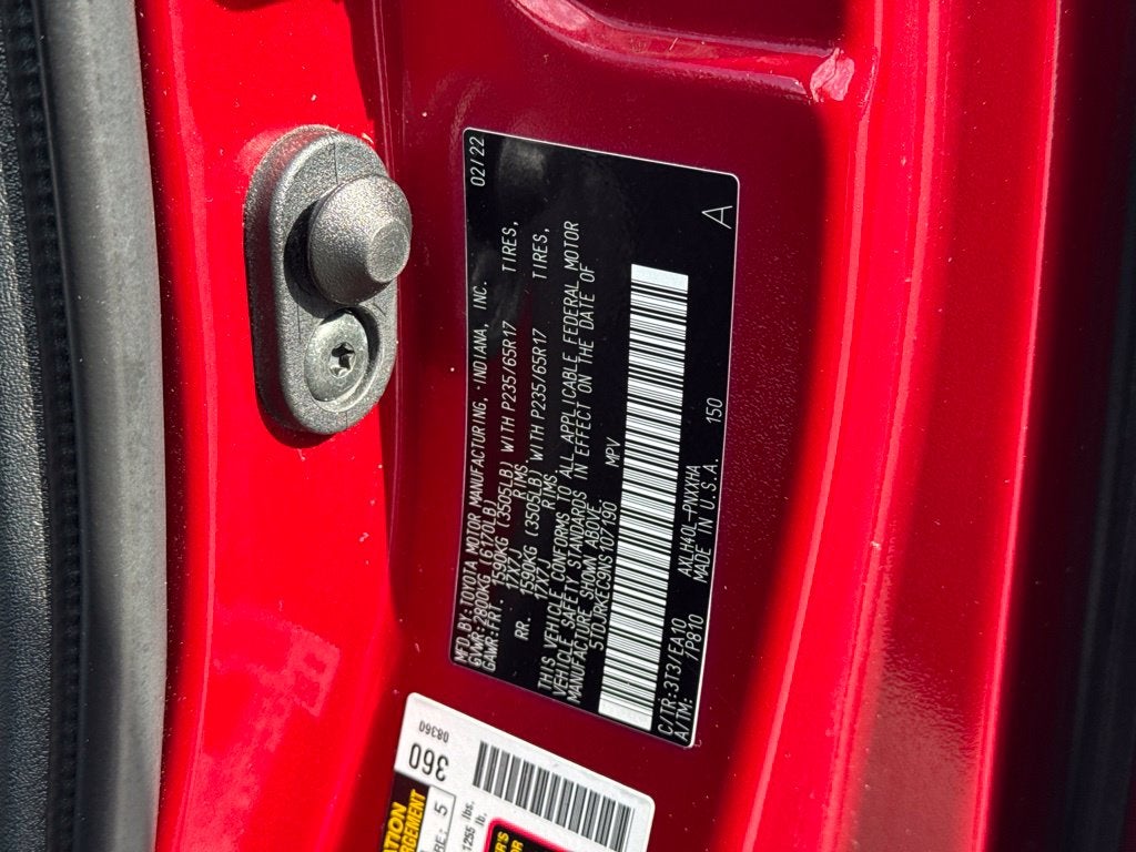 2022 Toyota Sienna XLE 7 Passenger